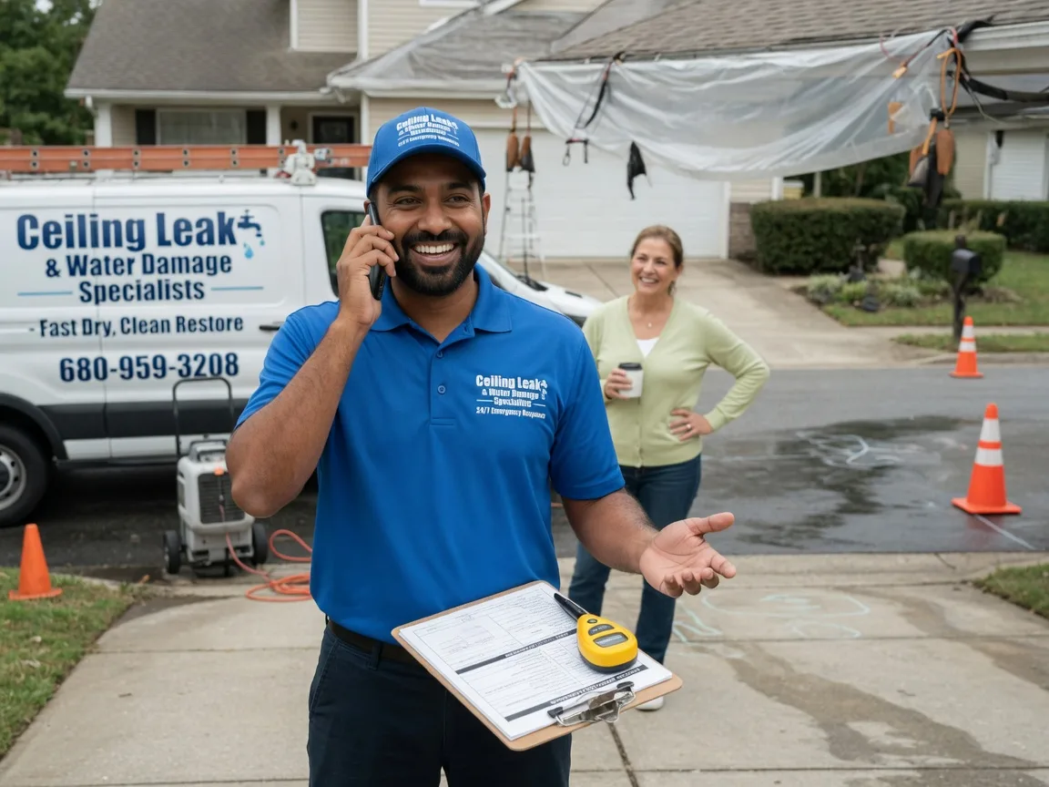 Ceiling Leak Cleanup Lovelaceville, KY FAQs